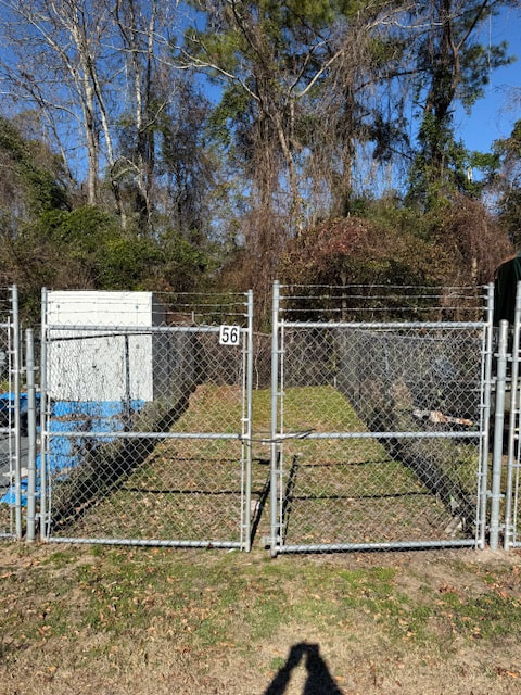 Camper storage at the facility